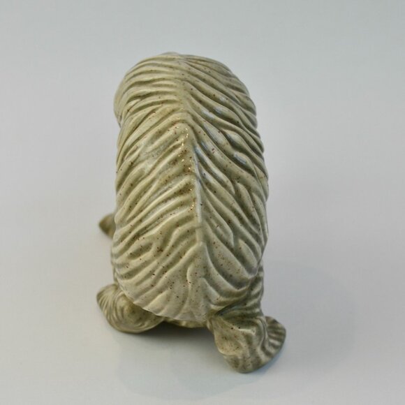 Ceramic Handpainted Gray Speckled Squirrel 2005 Dated Signed - Picture 6 of 7